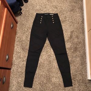 Vintage high waisted anchor button pants